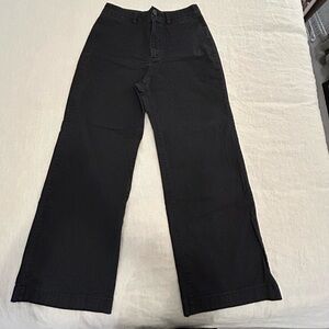 Gap High-Rise Wide Leg Black Pants